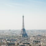 Tour Eiffel, Paris photographie aérienne de jour