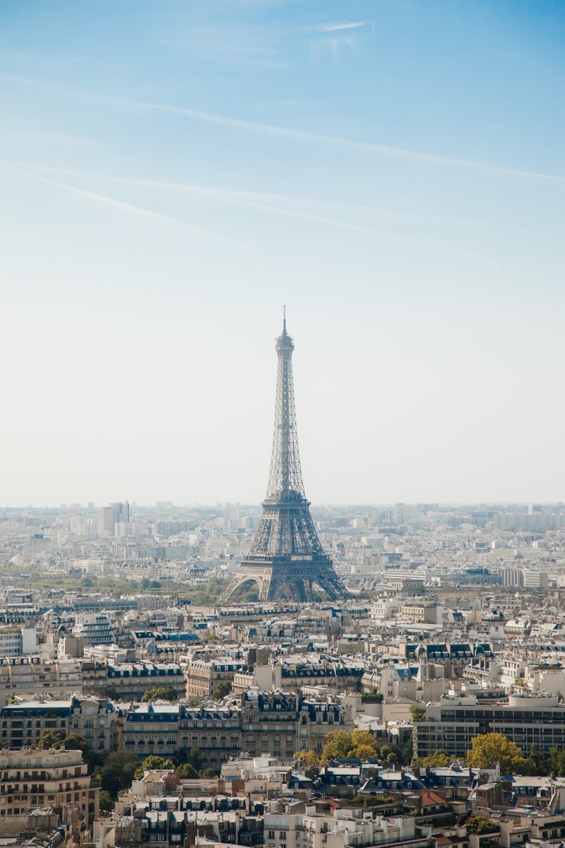 Tour Eiffel, Paris photographie aérienne de jour